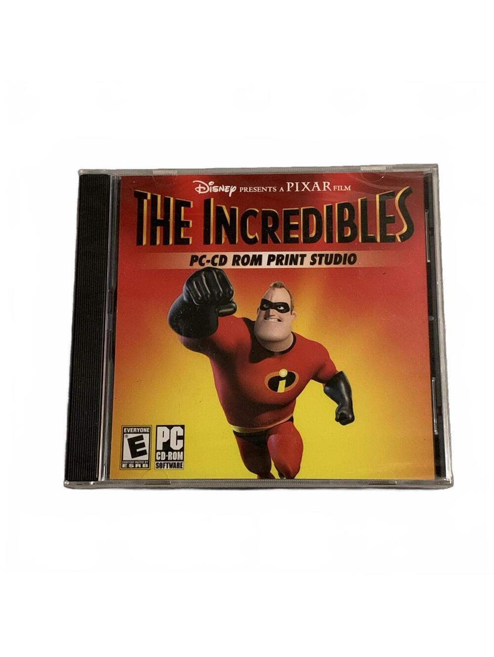 The Incredibles PC-CD ROM Print Studio Software NEW